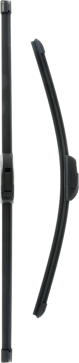Щетки стеклоочистителя Bosch Aerotwin AR701S, бескаркасные, 650 мм/500 мм, 2 шт3397007706 Щетки стеклоочистителя Bosch Aerotwin AR701S, бескаркасные, 650 мм/500 мм, 2 шт3397007706Комплект бескаркасных щеток Bosch Aerotwin AR701S выполнен по современной технологии из высококачественных материалов. Щетки предназначены для установки на стекло автомобиля. Отличаются высоким качеством исполнения и оптимально подходят для замены оригинальных щеток, установленных на конвейере. Обеспечивают качественную очистку стекла в любую погоду. Простой и быстрый монтаж. AEROTWIN - серия бескаркасных щеток компании Bosch. Щетки имеют встроенный аэродинамический спойлер, что делает их эффективными на высоких скоростях, и изготавливаются из многокомпонентной резины с применением натурального каучука.Тип крепления: 1.