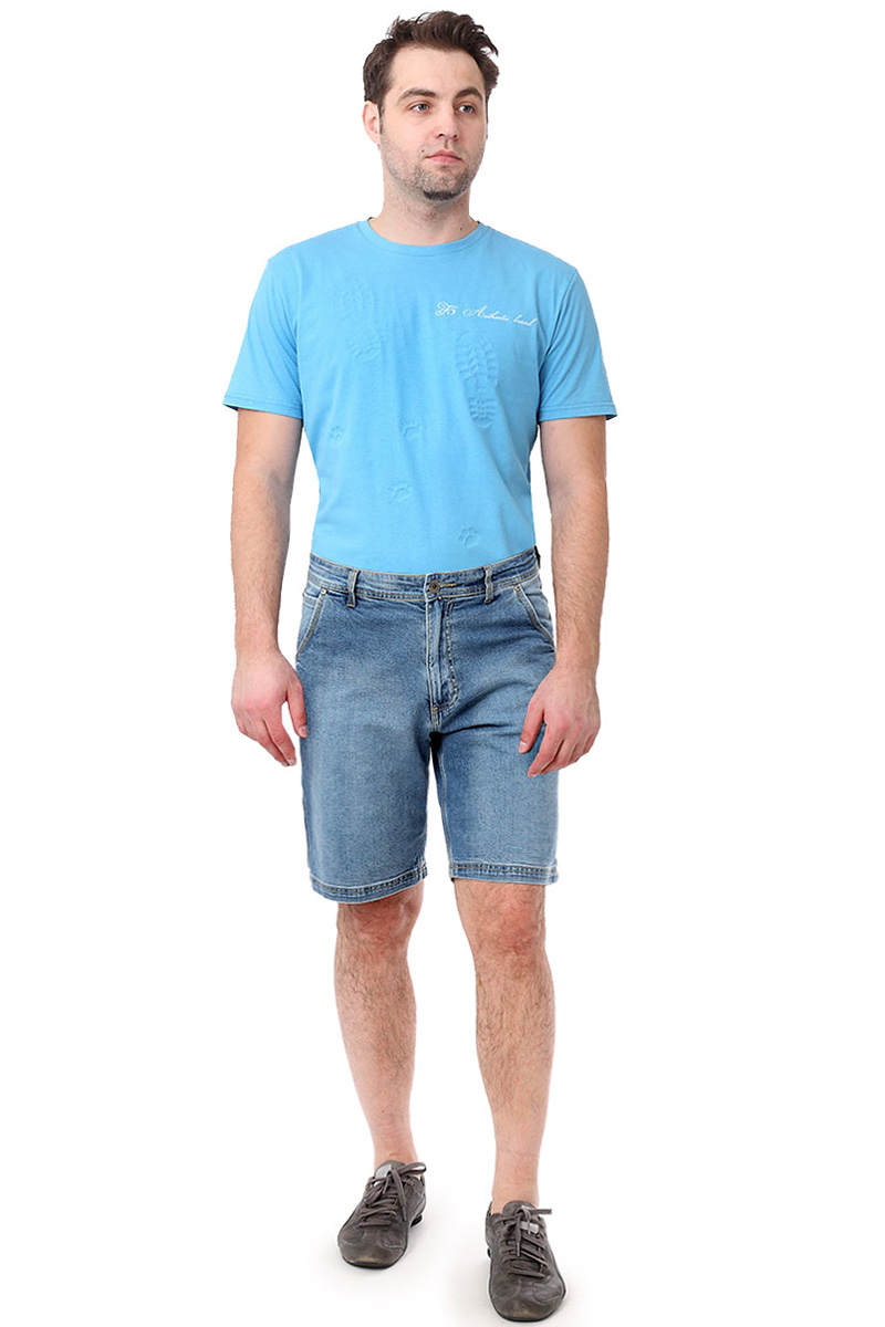 Шорты мужские F5, цвет: синий. 14478_0863. Размер 38 (52/54)14478_0863, Blue denim str., w.medium Шорты мужские F5, цвет: синий. 14478_0863. Размер 38 (52/54)14478_0863, Blue denim str., w.mediumМужские шорты F5 выполнены из хлопка с небольшим добавлением эластана. Застегиваются шорты на пуговицу в поясе и ширинку на застежке-молнии, имеются шлевки для ремня. Модель дополнена двумя втачными карманами и одним накладным кармашком спереди, а также тремя накладными карманами сзади.