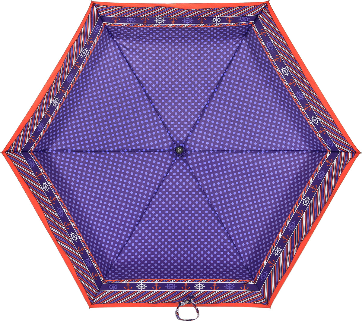 Зонт женский Fabretti, механический, 3 сложения, цвет: фиолетовый, красный. MX-17100-2
