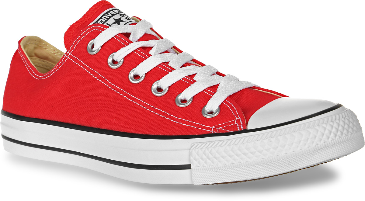 Кеды Converse Chuck Taylor All Star Core OX, цвет: красный. M9696. Размер 7 (40)
