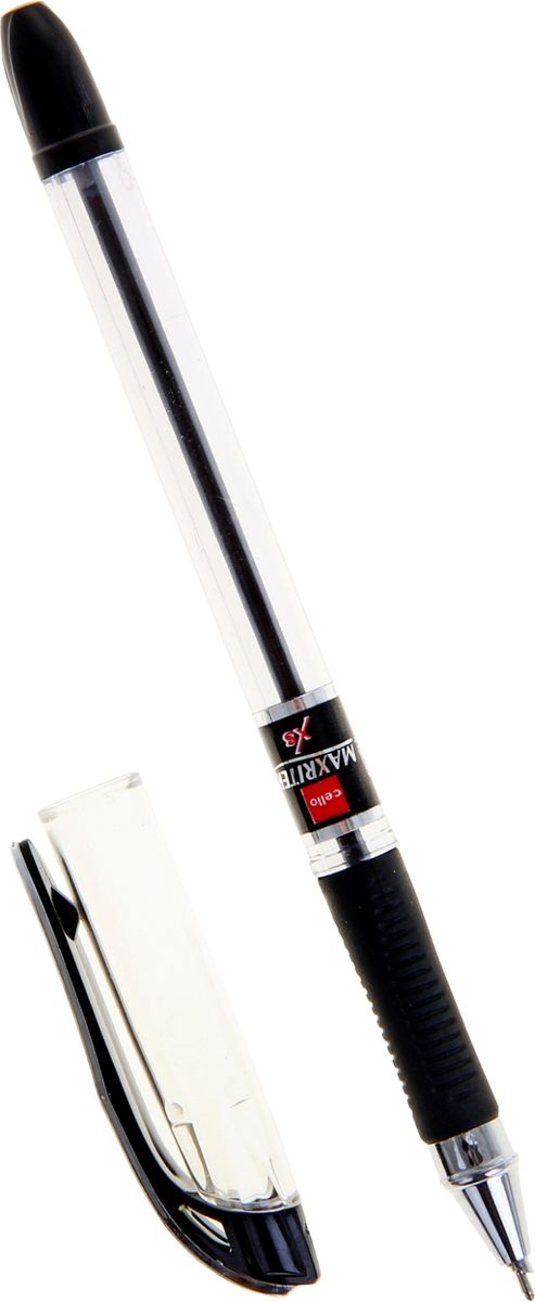 Cello Ручка шариковая Maxriter XS черная1098074 Cello Ручка шариковая Maxriter XS черная1098074Шариковая ручка Cello Maxriter XS - это новое прочтение классики. Модель сохраняет все достоинства классической модели Maxriter: увеличенный запас чернил, суперпрочный пишущий узел из сплава никеля и серебра, гарантирующий мягкое и плавное письмо с наименьшими усилиями и эргономичную форму накладки для пальцев, создающую дополнительный комфорт при письме. При этом модель Maxriter XS имеет более современный дизайн и улучшенную формулу чернил, обеспечивающую еще более гладкое, мягкое и ровное письмо.