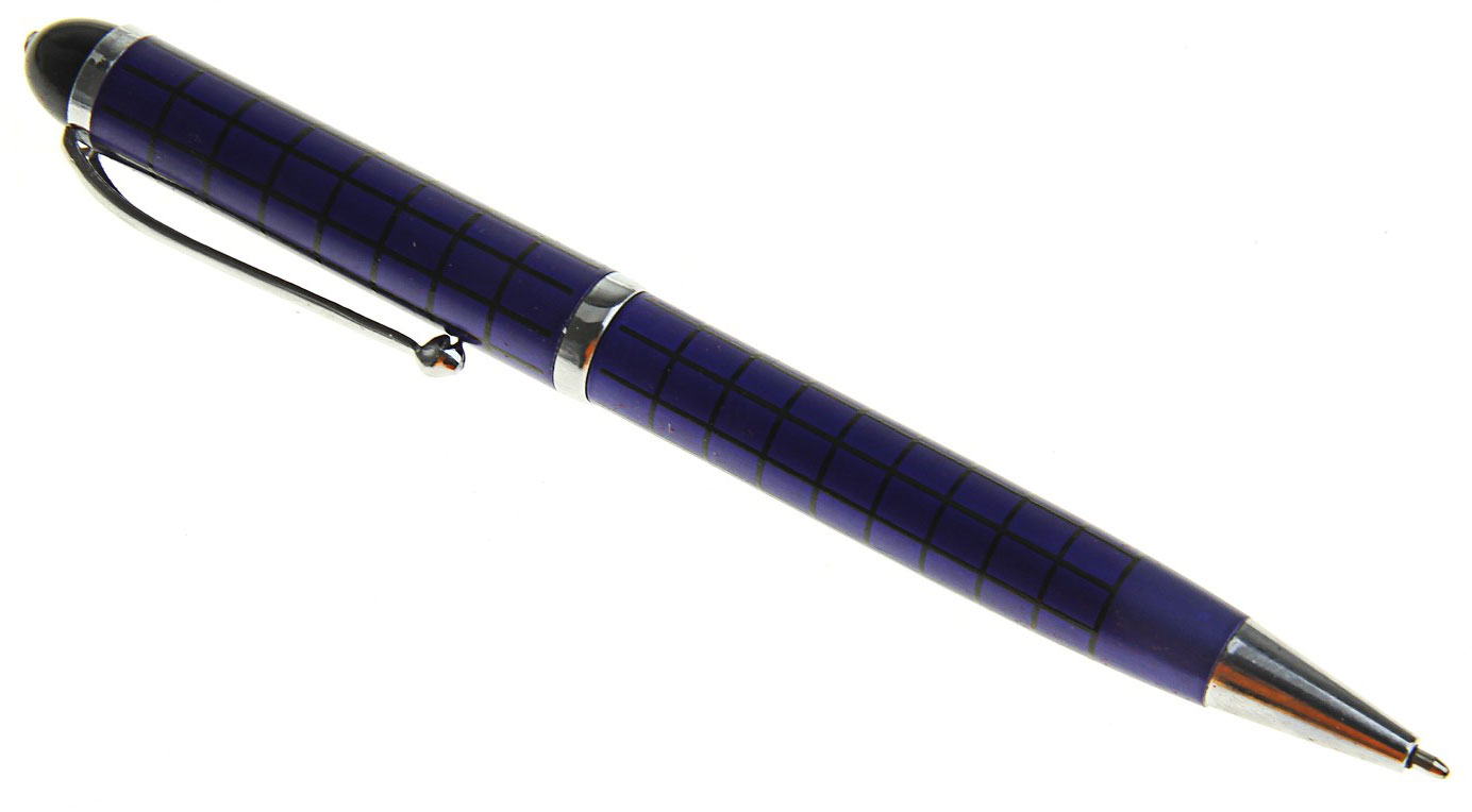 Calligrata Ручка шариковая Шотландка цвет корпуса темно-синий синяя