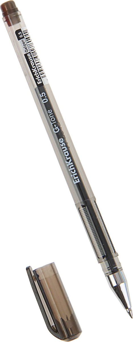Erich Krause Ручка гелевая G-Tone EK цвет корпуса черный159852 Erich Krause Ручка гелевая G-Tone EK цвет корпуса черный159852Удобная гелевая ручка с корпусом из полупрозрачного тонированного пластика. Цвет корпуса соответствует цвету чернил.