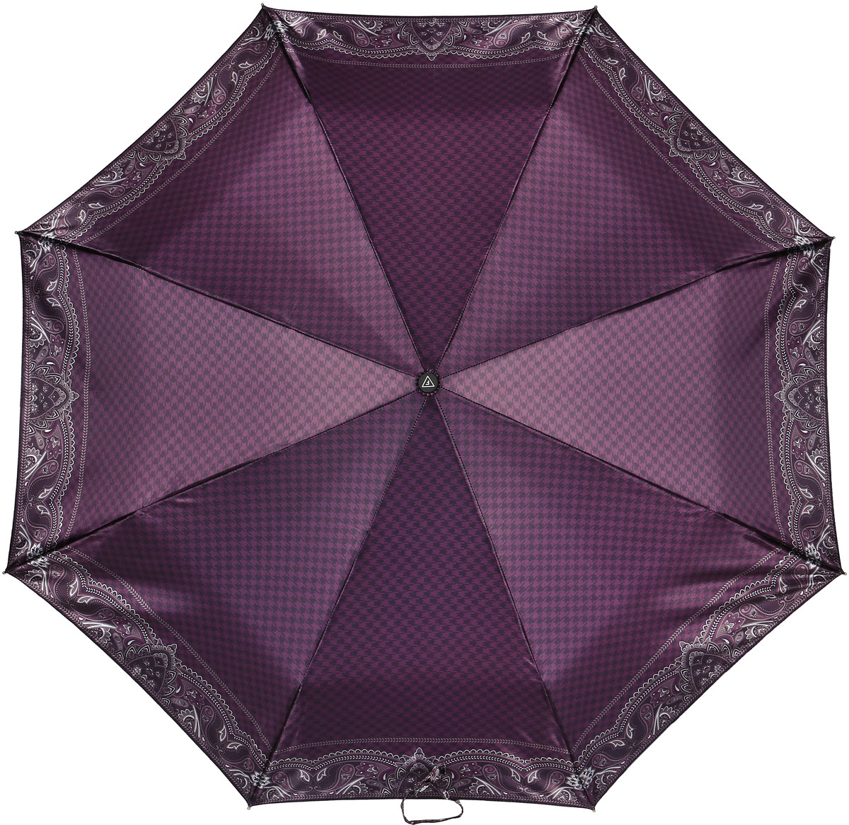 Зонт женский Fabretti, автомат, 3 сложения, цвет: баклажановый. L-17108-10