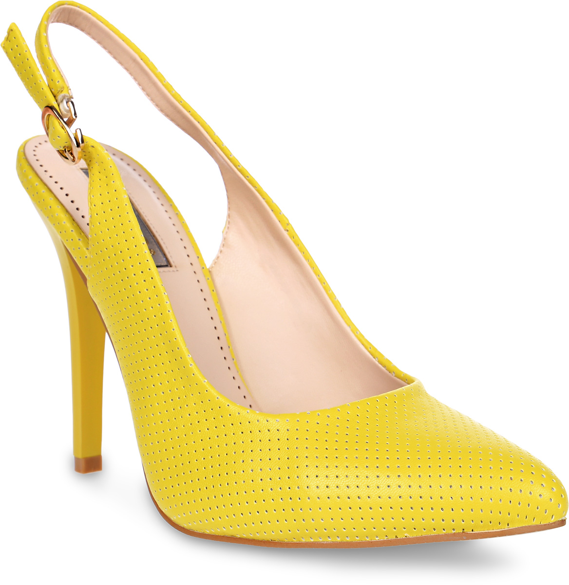 Туфли женские Inario, цвет: желтый. 7015-03-6. Размер 36
