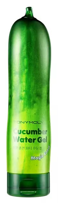 TonyMoly Гель на экстракте огуречного сока MAGIC FOOD CUCUMBER WATER GEL, 250 млBD02012300 TonyMoly Гель на экстракте огуречного сока MAGIC FOOD CUCUMBER WATER GEL, 250 млBD02012300В составе геля 95% огуречного экстракта, богатого полисахаридами, минеральными веществами (железо, калий, кальций, фосфор) и витаминами. Огуречный экстракт оказывает положительное влияние на клеточный обмен, улучшает циркуляцию крови, благодаря чему уменьшаются отеки, с кожи буквально смывается усталость. Гель с экстрактом огурца глубоко увлажняет, питает и успокаивает кожу, очищает и осветляет её, делает упругой и эластичной, устраняет раздражения и шелушения, разглаживает кожу, дарит ей приятное охлаждение и чувство свежести. Забавный флакон в виде огурца подходит для ухода за кожей лица и тела, за волосами и ногтями. Гель может использоваться и женщинами, и мужчинами, взрослыми и детьми. Средство можно использовать как: -средство для ухода за кожей после солнечных ожогов; -увлажняющий крем для лица; -увлажняющий гель для кожи тела; -гель для рук и ногтей; -увлажняющая и успокаивающая маска для лица; -успокаивающее средство после эпиляции и бритья; -маска для волос; -увлажняющее и успокаивающее средство для детской кожи. Средство станет незаменимым помощником и во время поездки на дачу, и в отпуске в жарких странах. Гель оказывает увлажняющее, успокаивающее, противовоспалительное и ранозаживляющее действие. Марка Tony Moly чаще всего размещает на упаковке (внизу или наверху на спайке двух сторон упаковки, на дне банки, на тубе сбоку) дату изготовления в формате: год/месяц/дата.