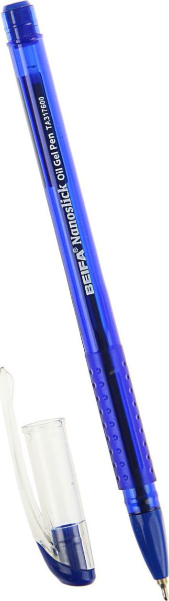 Beifa Ручка шариковая Nanoslick New ТА 3176-BL синяя1943101 Beifa Ручка шариковая Nanoslick New ТА 3176-BL синяя1943101Ручка шариковая Beifa Nanoslick New ТА 3176-BL имеет прозрачный пластиковый корпус, сквозь который всегда виден запас чернил. Рифленая поверхность передней части корпуса предотвращает скольжение пальцев при письме. Цвет колпачка соответствует цвету чернил.