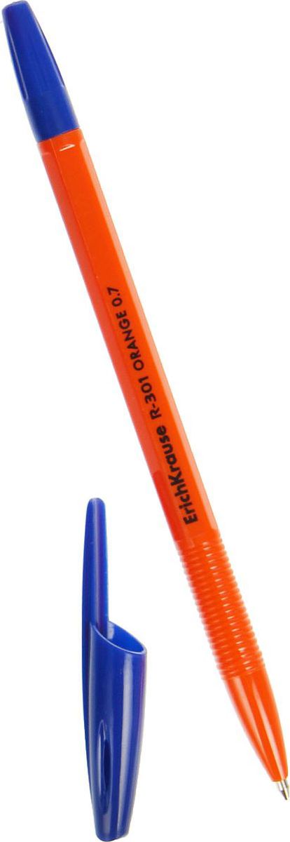 Erich Krause Ручка шариковая R-301 Orange Stick EK синяя2288910 Erich Krause Ручка шариковая R-301 Orange Stick EK синяя2288910Удобная шариковая ручка Erich Krause R-301 Orange Stick EK эконом класса. Цвет вентилируемого колпачка и клипа соответствует цвету чернил. Пишущий узел обеспечивает четкое письмо. Сменный стержень. Рекомендуется использовать стержень Erich Krause R-301.