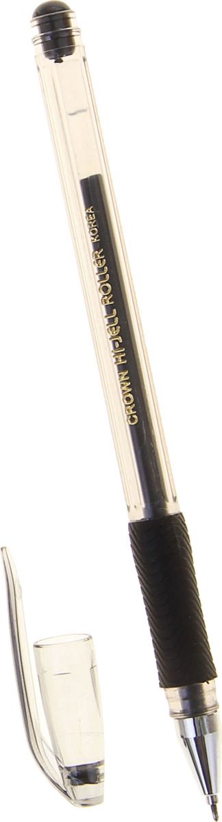 Crown Ручка гелевая HJR-500RN черная1088409 Crown Ручка гелевая HJR-500RN черная1088409Гелевая ручка Crown модели HJR-500RN с игольчатым стержнем. Водостойкие чернила хорошо пишут при низких температурах и долго не выцветают. Грип-зона со специальной резиновой накладкой предотвращает скольжение ручки в пальцах.
