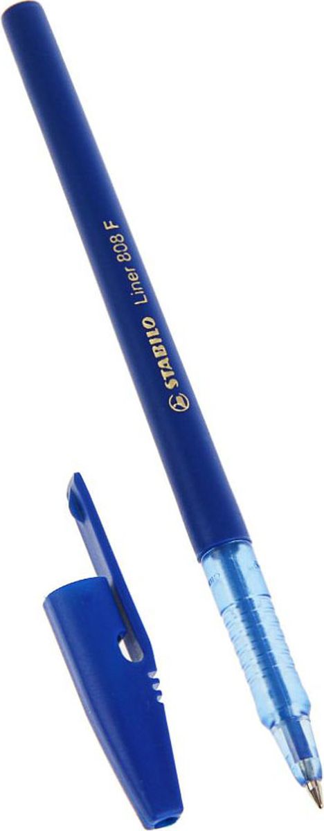STABILO Ручка шариковая Liner 808 цвет чернил синий1351730 STABILO Ручка шариковая Liner 808 цвет чернил синий1351730Шариковая ручка STABILO Liner с заменяемым стержнем - удобный и практичный инструмент, отличающийся надежностью и длительностью письма. Специальная технология фиксирования пишущего шарика защищает от утечки чернил, обеспечивает тонкую аккуратную линию и мягкое скольжение.