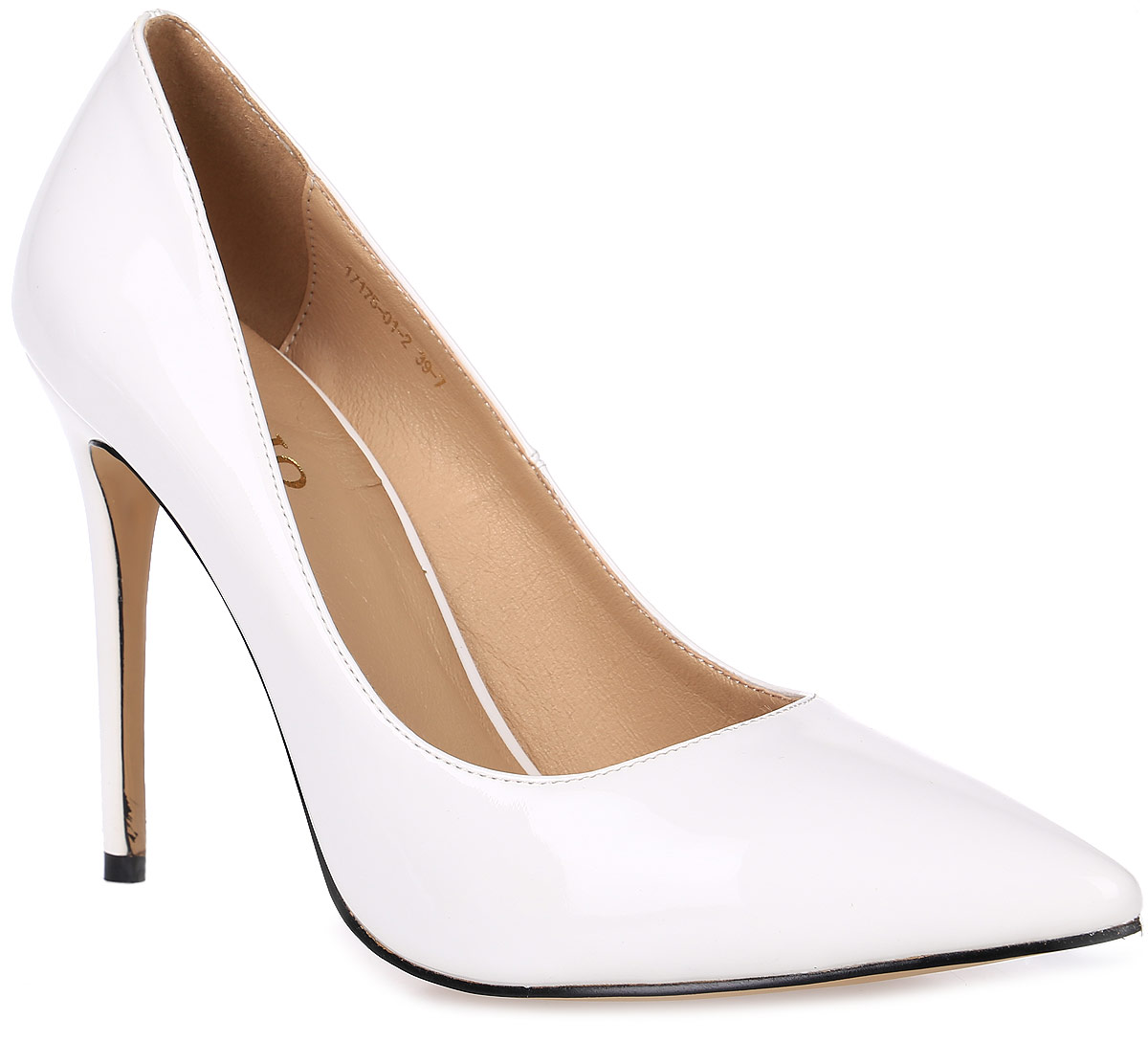 Туфли женские Inario, цвет: белый. 17175-01-2. Размер 36