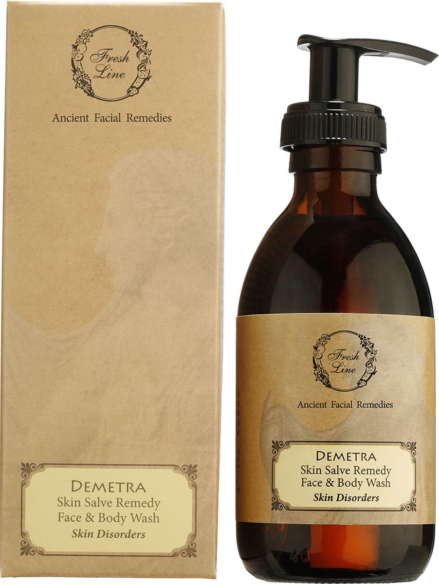 Fresh Line Гель для лица и тела очищающий Деметра, 200 мл910468 Fresh Line Гель для лица и тела очищающий Деметра, 200 мл910468Очень мягко удаляет загрязнения и макияж, увлажняет, заживляет, уменьшает шелушения и раздражения. В его составе эфирные масла дерева Ним и тимьяна, оливковое масло, масла огуречника, примулы вечерней и пшеничных зародышей, обладающие восстанавливающими и увлажняющими свойствами. Средство обогащено экстрактами трав и эфирных масел с противовоспалительным и антибактериальным действием, и идеально подходит для ухода за кожей с экземой, псориазом, дерматитом и т.п. Не содержит SLS. Пенящаяся основа природного происхождения (кокосовый глюкозид-вытяжка из кокоса) поддерживает нормальный РН кожи, предотвращает сухость и раздражение. Подходит для всех типов кожи, для лица и тела. Может использоваться для очищения чувствительной кожи, в том числе с дерматологическими проблемами, а также для детей.