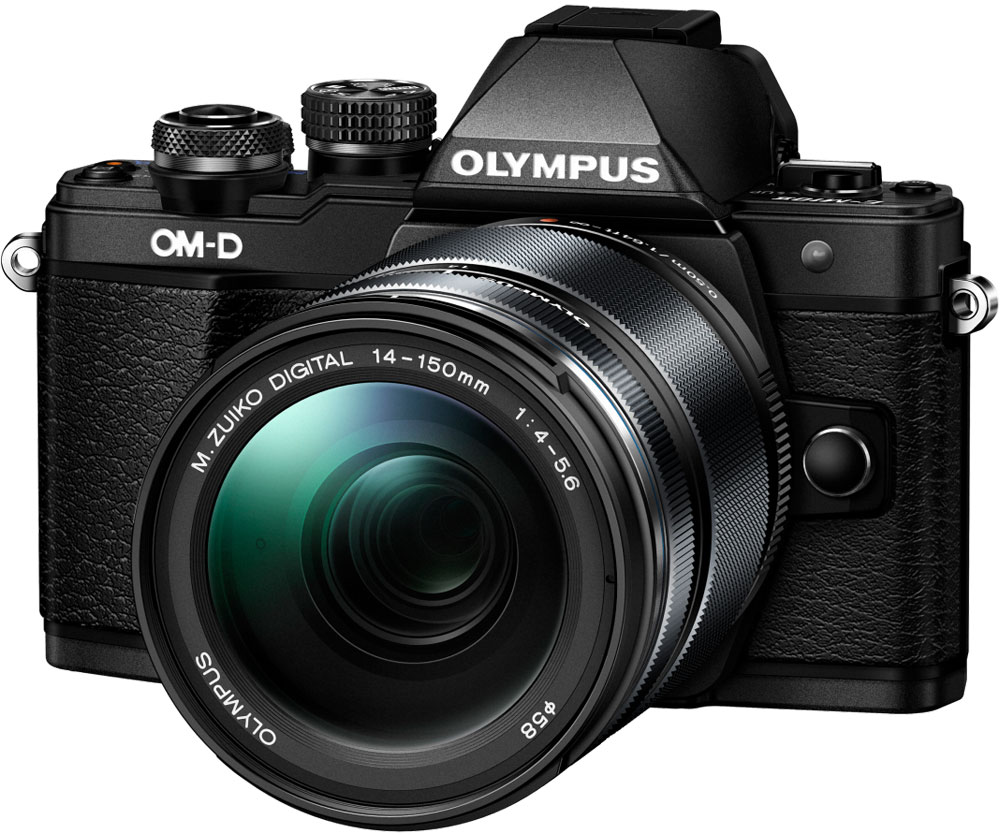 Olympus OM-D E-M10 Mark II Kit 14-150 II, Black фотокамераV207054BE000 Olympus OM-D E-M10 Mark II Kit 14-150 II, Black фотокамераV207054BE000Olympus OM-D E-M10 - тонкая, красивая, лёгкая системная камера, лучшая по соотношению цена/качество в своём классе. Беззеркальная камера системы Микро 4/3 укомплектована самыми последними технологиями: большим электронным видоискателем, высокоскоростным автофокусом, встроенным модулем Wi-Fi, а также встроенной вспышкой. E-M10 оставляет позади зеркальные камеры как по размеру, так и по качеству изображения!Е-М10 делает процесс фотографии простым. Камеру приятно держать в руках благодаря бескомпромиссному качеству сборки и эргономичности. Интуитивное управление, высокая скорость работы, электронный видоискатель (ЭВИ) высокого разрешения и ультраскоростной 81-точечный автофокус FAST AF предоставят вам полный контроль над съёмкой. Встроенный в камеру 3-осевой стабилизатор VCM обеспечит резкие изображения без смазов.Фотоаппарат награждён престижной премией Продукт года. Он гарантирует высочайшее качество снимков, скорость фокусировки E-M5 и мощность флагмана E-M1, причем эти уникальные возможности заключены в компактном и элегантном металлическом корпусе.Тип сенсора: 4/3 МОП (MOS) - сенсор реального изображенияФормат изображения: 16:9, 1:1, 3:2, 3:4, 4:3Процессор: TruePic VIIЗащита от пыли: Ультразвуковой волновой фильтрКомпенсация экспозиции: +/- 5 EV (1, 1/2, 1/3 ступени)Технология коррекции тенейХудожественные фильтры: Поп арт, мягкий фокус, мягкий свет, светлая тональность, зернистая пленка, пинхол, диорама, кросс-процесс, драматическая тональность, нежная сепия, контурная резкость, акварельВстроенный стереомикрофон с фукцией подавления шумаФормат записи звука: Стерео РСМ/16 бит, 48 кГц, формат Wave