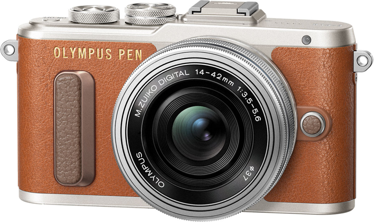 Olympus PEN E-PL8 Kit 14-42 EZ, Brown фотокамера