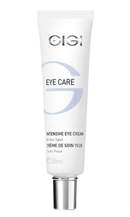 GIGI Крем интенсивный для век и губ Eye Care, 25 мл47 GIGI Крем интенсивный для век и губ Eye Care, 25 мл47Насыщенный крем для век легко впитывается благодаря своему составу. Действие: Интенсивно ухаживает за этой уязвимой зоной, заметно улучшает состояние кожи, устраняет отечность и темные круги под глазами, корректирует возрастные изменения, разглаживает средние и глубокие морщины, устраняет сеть мелких морщинок. Входящий в состав витамин Е оказывает мощное антиоксидантное действие, также разглаживает морщины, сохраняет влагу, улучшает структуру кожи. Масла Ши, шиповника, сквален, аллантоин питают, смягчают, предупреждают раздражение, стимулируют воспроизводство иммунных клеток. Активные ингредиенты: Haloxyl, Pepha-Tight, Regu-Age, гидролизированный протеин рисовых отрубей, протеины сои, молочная кислота, мочевина, витамин Е, масло ши, масло шиповника, сквален, оксидоредуктазы, пантенол (провитамин В5), аллантоин, пептидный комплекс.