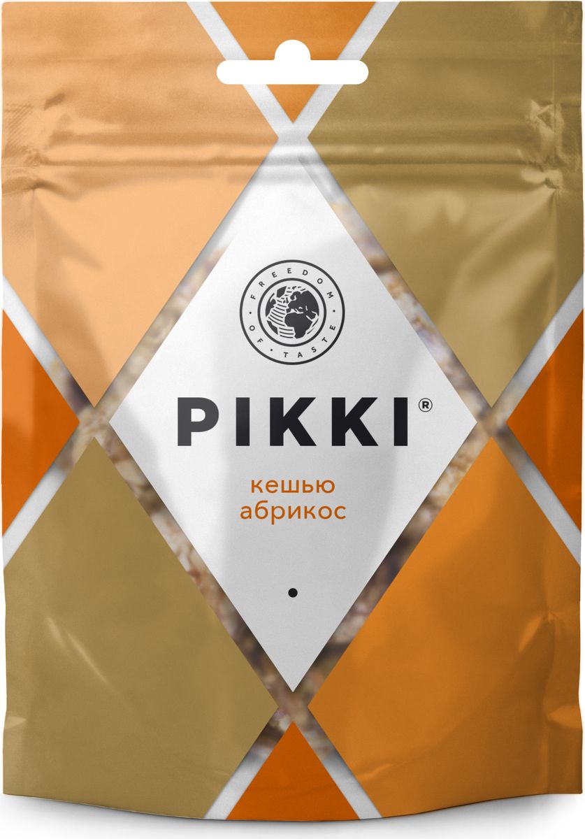 Pikki Кешью-Абрикос конфеты орехово-фруктовые, 50 гУТ040810411 Pikki Кешью-Абрикос конфеты орехово-фруктовые, 50 гУТ040810411Полезные снеки из орехов, злаков и сухофруктов для быстрого перекуса.