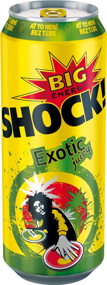 Bigshock! Exotic энергетический напиток, 0,5 лУТ040810366 Bigshock! Exotic энергетический напиток, 0,5 лУТ040810366Bigshock! - энергия со вкусом. Освежающий ароматный напиток, содержащий натуральный кофеин, таурин, витамины и 10% фруктового сока. Умеренная газация. Долгое послевкусие. Неподражаемый вкус. Взбудораживающий эффект. Снимает усталость и освежает внимание. Подходит для увеличения физической активности. Употреблять охлажденным!