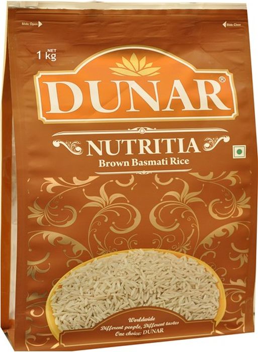 Dunar Nutritia коричневый басмати рис, 1 кгДунар 4 Dunar Nutritia коричневый басмати рис, 1 кгДунар 4Бурый нешлифованный рис признан оздоровительным рисом, выдержка риса 2 года, длина зерна в приготовленном виде 15 мм.