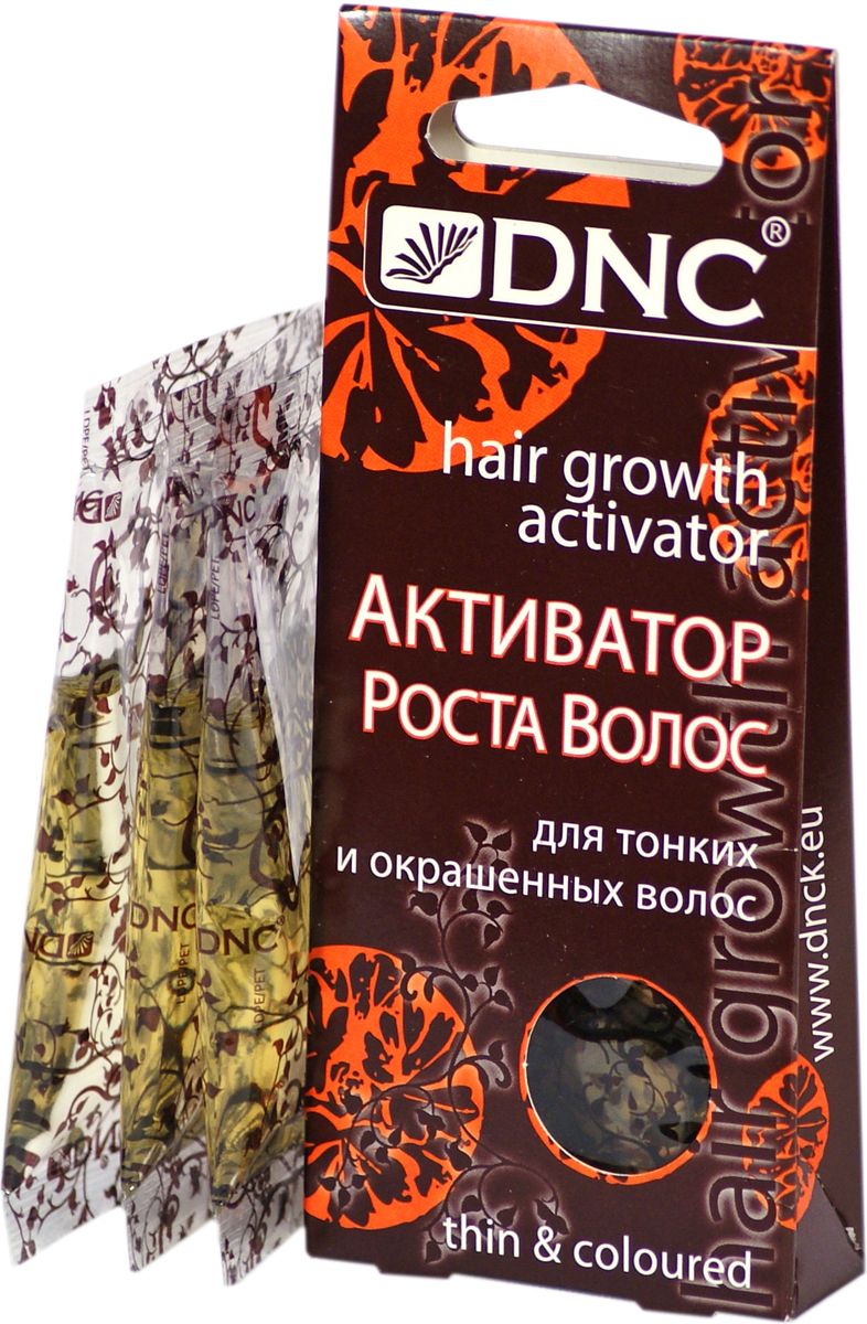 DNC Активатор роста волос, для тонких и окрашенных волос, 3х15 мл4751006750920 DNC Активатор роста волос, для тонких и окрашенных волос, 3х15 мл4751006750920Активатор роста волос содержит репейное масло, способствующее росту волос, а также касторовое масло, оказывающее смягчающее действие на кожу головы, и укрепляющее корни волос.Уникальное сочетание витаминов и ценных питательных компонентов, содержащихся в экстрактах лука и чеснока оздоравливают кожу головы, улучшают внешний вид и структуру волос. Защищает волосы от вредных воздействий, насыщает их необходимыми витаминами, восстанавливает структуру волос, избавляет их от перхоти, способствуя росту здоровых и сильных волос.