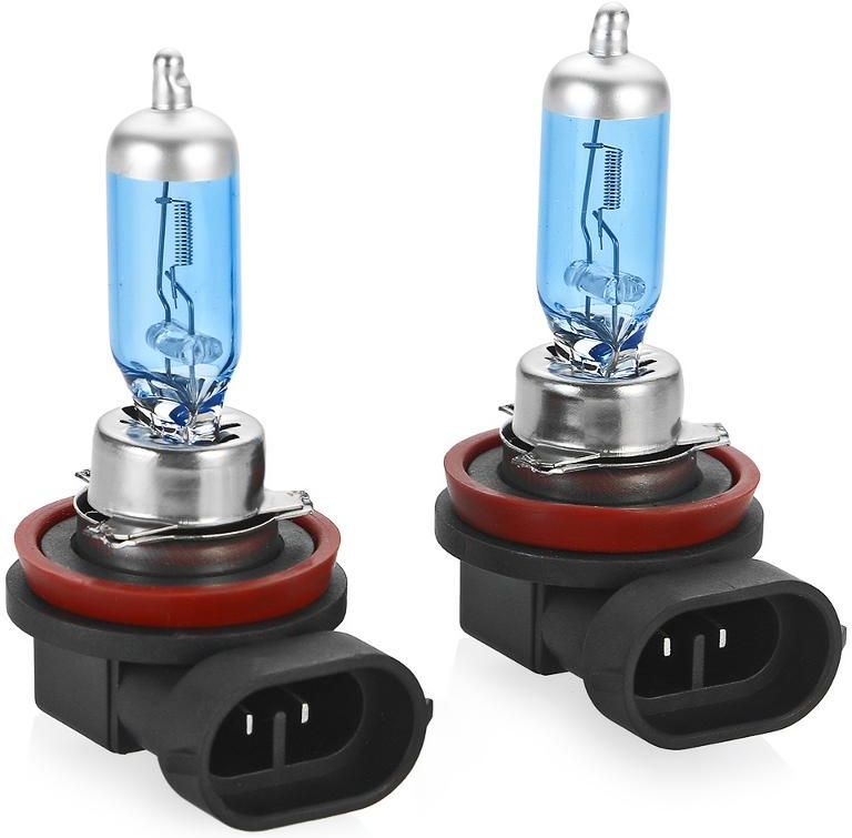 Лампа автомобильная галогенная Clearlight XenonVision, цоколь Н1, 12V, 55W, 2 штMLH11XV Лампа автомобильная галогенная Clearlight XenonVision, цоколь Н1, 12V, 55W, 2 штMLH11XVГалогеновая лампа Clearlight XenonVision предлагается автолюбителю комплектом из двух изделий, позволяющим снабдить лампами две автомобильные фары. Эти надежные и долговечные лампы укомплектованы цоколями типа Н1 и подходят для монтажа как в фары головного света, так и в противотуманные фары. Создаваемый ими интенсивный теплый белый свет с голубоватым оттенком отличается мягкостью и не режет глаза водителям встречных авто, уверенно освещая дорогу в любых погодных условиях.Лампы типа Clearlight XenonVision с эффектом ксенона порадуют автолюбителей своими эксплуатационными свойствами, оставаясь доступными по цене. Каждая из них имеет мощность 55 Вт и интенсивность светового потока порядка 1500 Лм. Они получили прочные и надежные нити накаливания, которые долго и безотказно служат и не рассыпаются от тряски. Колбы ламп не подвергаются нагреву, что позволит смонтировать их даже в пластиковые фары без риска их оплавления.