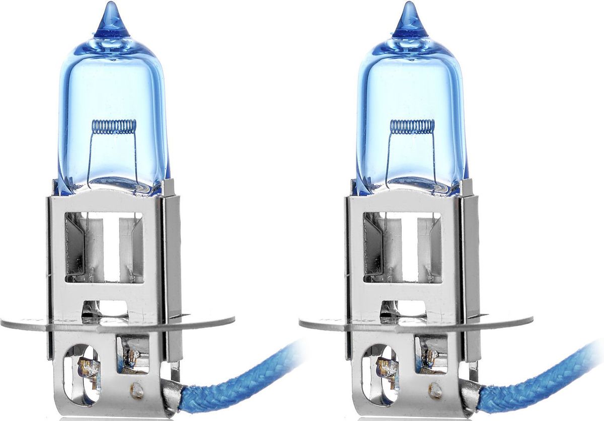 Лампа автомобильная галогенная Clearlight H3 WhiteLight, 2 штMLH3WL Лампа автомобильная галогенная Clearlight H3 WhiteLight, 2 штMLH3WLWhiteLight. Цветовая температура 4300К. Голубовато-белый свет. Производит такое же впечатление, что и свет стандартных ксеноновых ламп. Идеально подходит для использования в фарах с прозрачным стеклом. Современный дизайн с серебрянным колпачком.