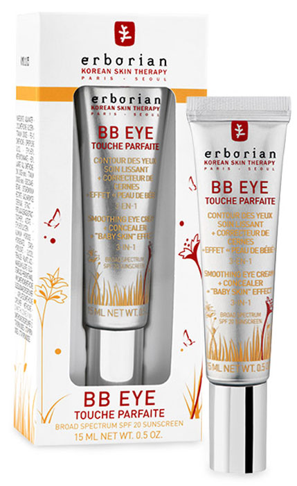 Erborian BB FAMILY Крем Корректирующий уход для кожи вокруг глаз, 15 мл780338 Erborian BB FAMILY Крем Корректирующий уход для кожи вокруг глаз, 15 мл780338БЕЗУПРЕЧНЫЙ ЭФФЕКТ 3 в 1: разглаживание морщинок + устранение тёмных кругов под глазами + омолаживающий эффект. Одно средство обеспечивает тройное действие для безупречного ухода за чувствительной кожей вокруг глаз. Глаза выглядят сияющими и отдохнувшими: этот крем с шелковистой консистенцией, разработанный с применением корейских технологий, совмещает несколько функций: борется с морщинками и маскирует тёмные круги, делая кожу вокруг глаз идеально ровной, а взгляд - ярким. Результат: крем устраняет тёмные круги и припухлости под глазами, разглаживает морщинки, взгляд становится свежим и глубоким. Идеален как дополнение к BB крему с женьшенем.