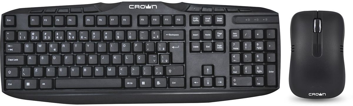 Crown Micro CMK-952, Black клавиатура + мышь