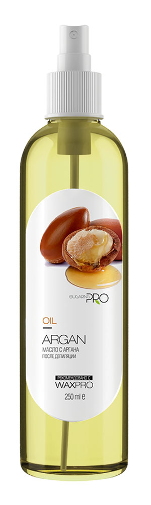 Sugaring Pro Масло после депиляции Аргана, 250 млУТ000013768 Sugaring Pro Масло после депиляции Аргана, 250 млУТ000013768Масло предназначено для ухода за кожей после процедуры эпиляции, прекрасно удалит остатки воска. Аргана, редкий и ценный экстракт присутствующий в составе, способствует регенерации кожи, питает и увлажняет ее. Масло быстро успокоит обработанные участки, снимет раздражение и покраснение. Кожа станет нежной и шелковистой после использования.