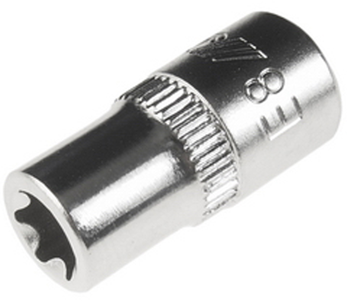 Головка торцевая JTC Torx 1/4, E8. JTC-22008JTC-22008 Головка торцевая JTC Torx 1/4, E8. JTC-22008JTC-22008Головка торцевая JTC изготовлена из закаленной хром-ванадиевой стали и предназначена для монтажа/демонтажа резьбовых соединений. Размер головки: 1/4хE8.Общая длина головки: 25 мм.