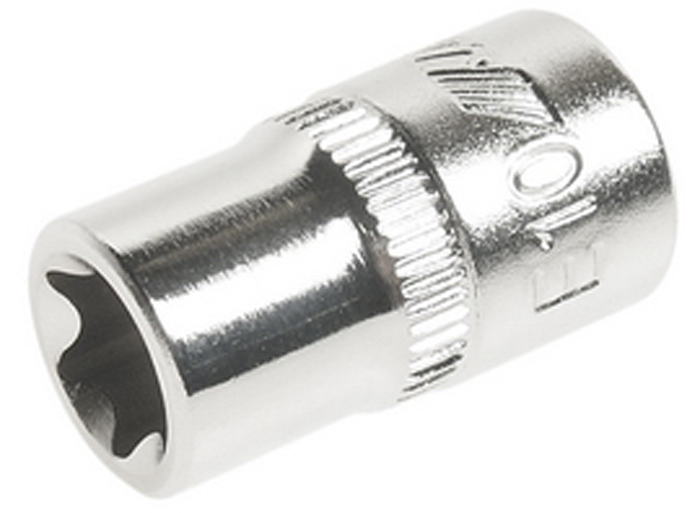 Головка торцевая JTC, 6-гранная TORX 1/4 х E10. JTC-22010JTC-22010 Головка торцевая JTC, 6-гранная TORX 1/4 х E10. JTC-22010JTC-22010Торцевая головка выполнена из хромованадиевой стали, хромоникелевое покрытие надежно защищает от коррозии и механических повреждений. Применяется, прежде всего, при обслуживании тяжелой транспортной, строительной и сельскохозяйственной техники, то есть там, где размеры резьбовых деталей велики, а нагрузки порой экстремальны.