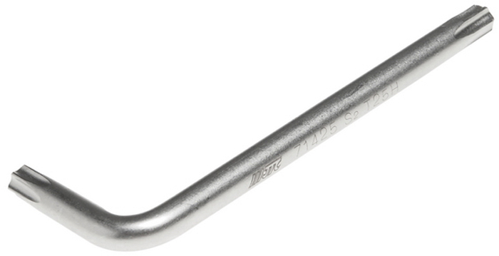 JTC Ключ TORX Г-образный T-25H. JTC-71425JTC-71425 JTC Ключ TORX Г-образный T-25H. JTC-71425JTC-71425Материал: S2 сталь. Размер: T25H. Размер удлиненной части: 60 мм. Размер короткой части: 20 мм.