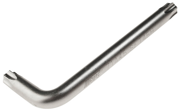 JTC Ключ TORX Г-образный T-45H. JTC-71445JTC-71445 JTC Ключ TORX Г-образный T-45H. JTC-71445JTC-71445Материал: S2 сталь.Размер: T45H.Размер удлиненной части: 82 мм.Размер короткой части: 28 мм.