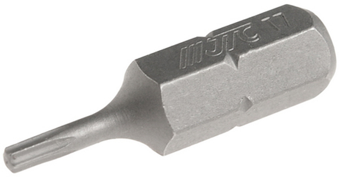 Бита JTC Torx 1/4DR Т7 х 25 мм. JTC-1132507JTC-1132507 Бита JTC Torx 1/4DR Т7 х 25 мм. JTC-1132507JTC-1132507Бита JTC Torx изготовлена из качественной стали. Размер: Т7 х 25 мм. Квадрат: 1/4 DR. Материал: S2 сталь. Тип: Torx.