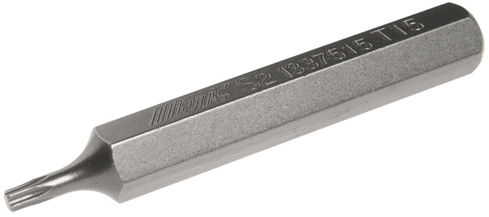 JTC Вставка 10 мм TORX удлиненная Т15х75 мм. JTC-1337515JTC-1337515 JTC Вставка 10 мм TORX удлиненная Т15х75 мм. JTC-1337515JTC-1337515Размер: Т15 х 75 мм., удлиненная TORX.Длина насадки: 10 мм.Материал: S2 сталь.