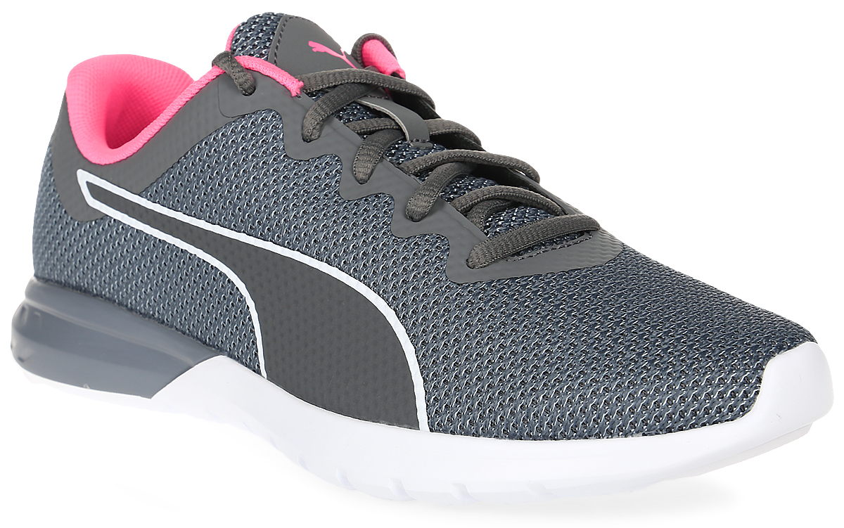 Кроссовки для бега женские Puma Vigor, цвет: серый. 18953403. Размер 7,5 (40)18953403 Кроссовки для бега женские Puma Vigor, цвет: серый. 18953403. Размер 7,5 (40)18953403Новинка сезона Vigor - это эластичность, упругость и оригинальный стиль. Низкопрофильная промежуточная подошва с фирменным вспененным материалом IMEVA в качестве амортизатора и особое расположение бороздок на внешней подошве делает модель очень легкой и буквально повторяющей форму стопы, а мягкие стельки Softfoam только увеличивают комфорт. Двухцветная элегантная цветовая гамма и многослойный верх, в котором используется сетчатый материал, создают современный и запоминающийся облик модели.