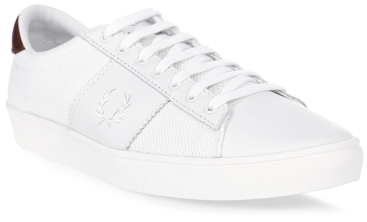 Кеды женские Fred Perry Spencer Mesh Leather, цвет: белый. B1202-254. Размер 6,5 (39)B1202-254 Кеды женские Fred Perry Spencer Mesh Leather, цвет: белый. B1202-254. Размер 6,5 (39)B1202-254Стильные женские кеды Spencer Mesh Leather от Fred Perry выполнены из текстиля и натуральной кожи. Подкладка и стелька из текстиля комфортны при движении. Шнуровка надежно зафиксирует модель на ноге. Подошва дополнена рифлением.