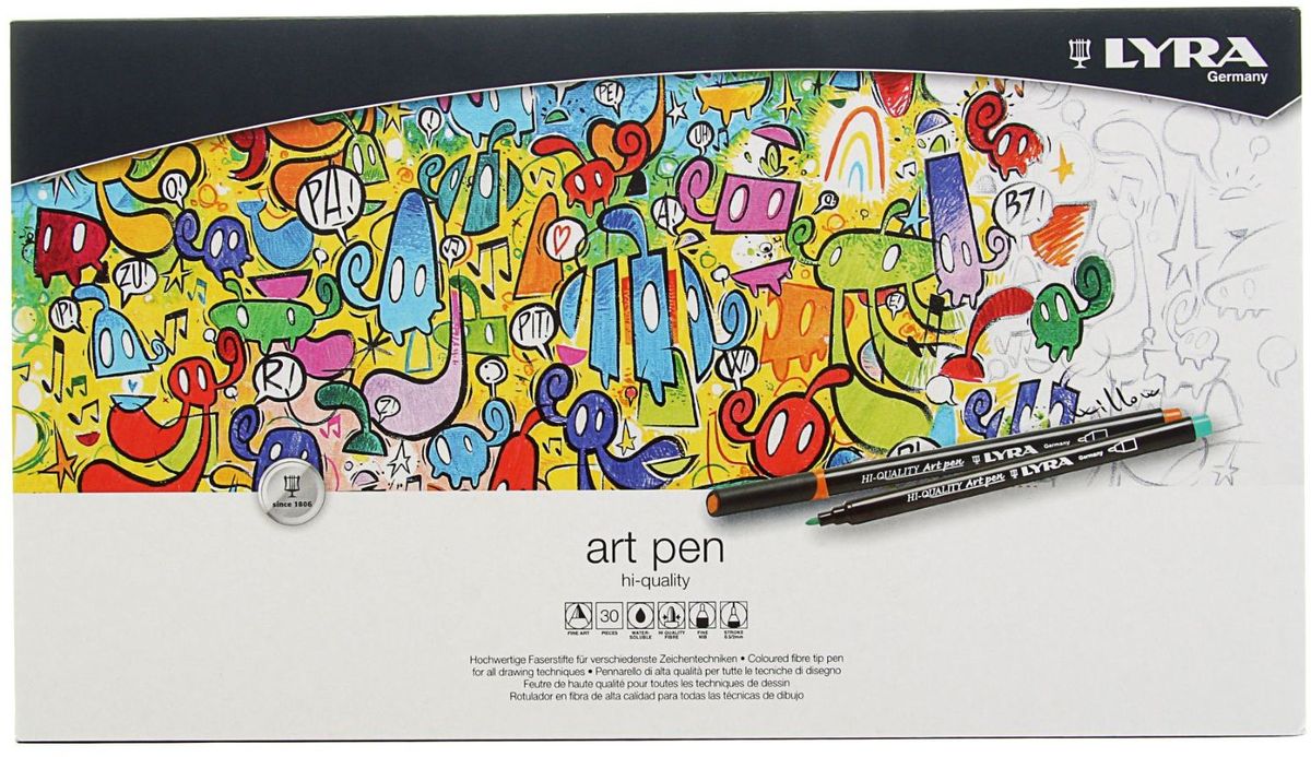LYRA Набор фломастеров Hi-Quality Art Pen 30 цветов