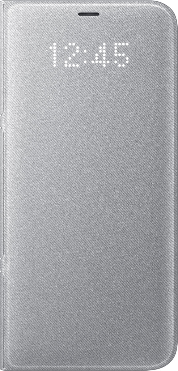 Samsung EF-NG955 LED-View чехол для Galaxy S8+, Silver