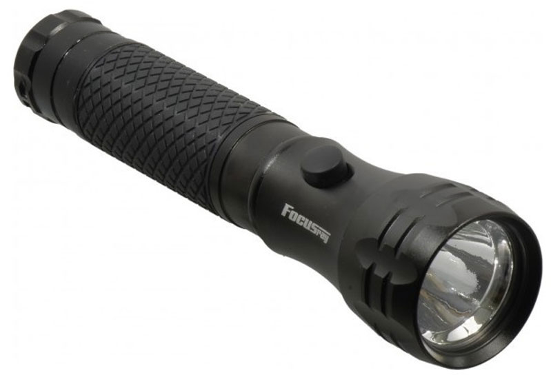 Фонарь ручной FOCUSray. FR-782FR-782 Фонарь ручной FOCUSray. FR-782FR-782Корпус ручного фонаря FOCUSray выполнен из авиационного алюминия. Фонарь имеет 1 светодиод CREE XRE-Q5.Фонарь оснащен ремешком для ношения.Длина фонаря: 19 см.Дальность свечения: до 120 м.Источник питания: 2 х С ( в комплект не входят).Время работы: до 6 часов.