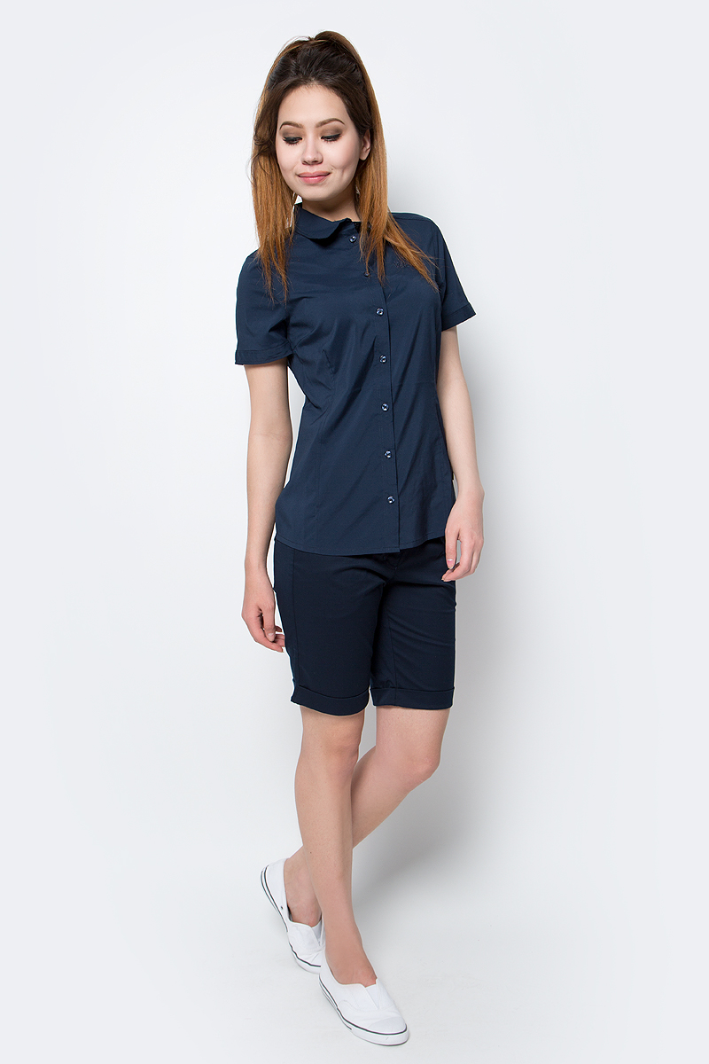 Рубашка женская Jack Wolfskin Sonora Shirt, цвет: темно-синий. 1402381-1910. Размер M (46)1402381-1910 Рубашка женская Jack Wolfskin Sonora Shirt, цвет: темно-синий. 1402381-1910. Размер M (46)1402381-1910Рубашка Sonora Shirt выполнена из 100% полиэстера. Ткань мягкая, легкая, приятная на ощупь и эластичная, она обладает защитой от ультрафиолета (UPF 30+) и быстро сохнет. Рубашка застегивается на пуговицы, имеет отложной воротник и короткие стандартные рукава. Спереди расположен накладной нагрудный карман. Модель выполнена в однотонном дизайне и дополнена логотипом бренда. Такая рубашка идеально подходит для путешествий, отдыха или на каждый день.