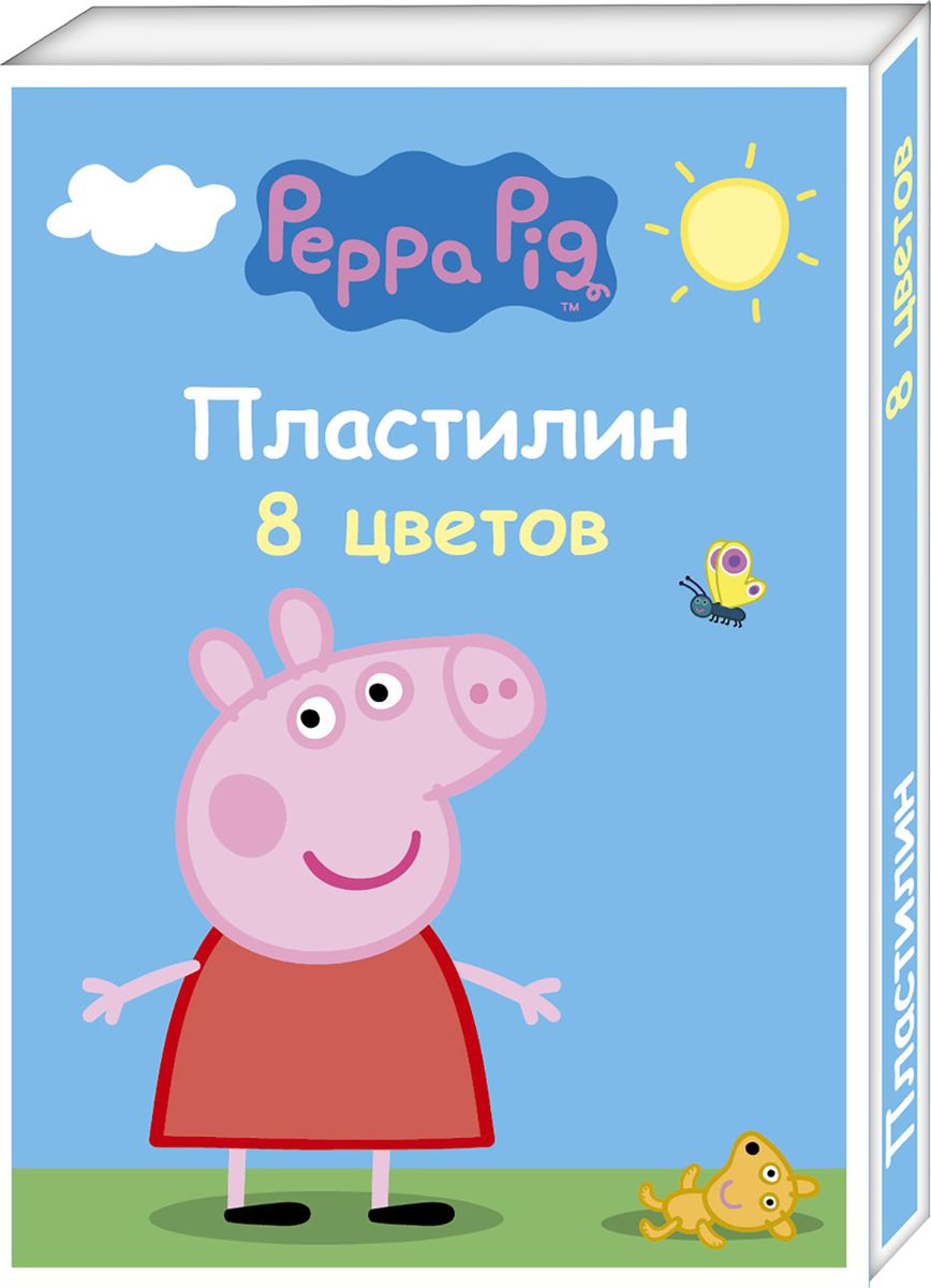 Peppa Pig Пластилин Свинка Пеппа 8 цветов32037 Peppa Pig Пластилин Свинка Пеппа 8 цветов32037Лепить из яркого и легко размягчающегося пластилина Бен и Холли - невероятное удовольствие. Он мягкий и пластичный, не липнет к рукам, не имеет запаха, его цвета легко смешиваются друг с другом. Из него ваш малыш создаст удивительные поделки, тренируя мелкую моторику и умение работать пальчиками, развивая тактильное восприятие формы, веса и фактуры, совершенствуя воображение и пространственное мышление. Смешивайте цвета, фантазируйте, экспериментируйте в компании с любимыми героями!В наборе Свинка Пеппа 8 ярких цветов пластилина по 15 г и пластиковая стека. Состав: парафин, петролатум, мел, каолин, красители.
