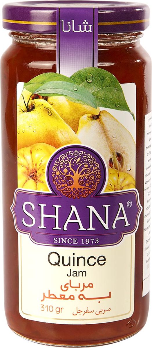 Shana джем из айвы, 310 г6260272444535 Shana джем из айвы, 310 г6260272444535Джемы Shana - это не только душистое и вкусное лакомство, но и хороший способ сохранения витаминов лета. Джемы готовятся таким образом, чтобы ингредиенты сохраняли свою форму. Вы сможете полакомиться кусочками фруктов и соцветиями и получите удовольствие от ощущения натуральности продукта. Сироп в джемах Shana присутствует только в необходимом количестве, основную массу джемов составляют фрукты, ягоды и другие компоненты. На джем из айвы отбирают крупные плоды с сочной мякотью и небольшим количеством каменистых клеток. Эти фрукты богаты пектином, который способствует желированию, поэтому можно сказать, что они просто созданы для приготовления мармелада, цукатов, желе, и конечно, вкуснейших джемов.