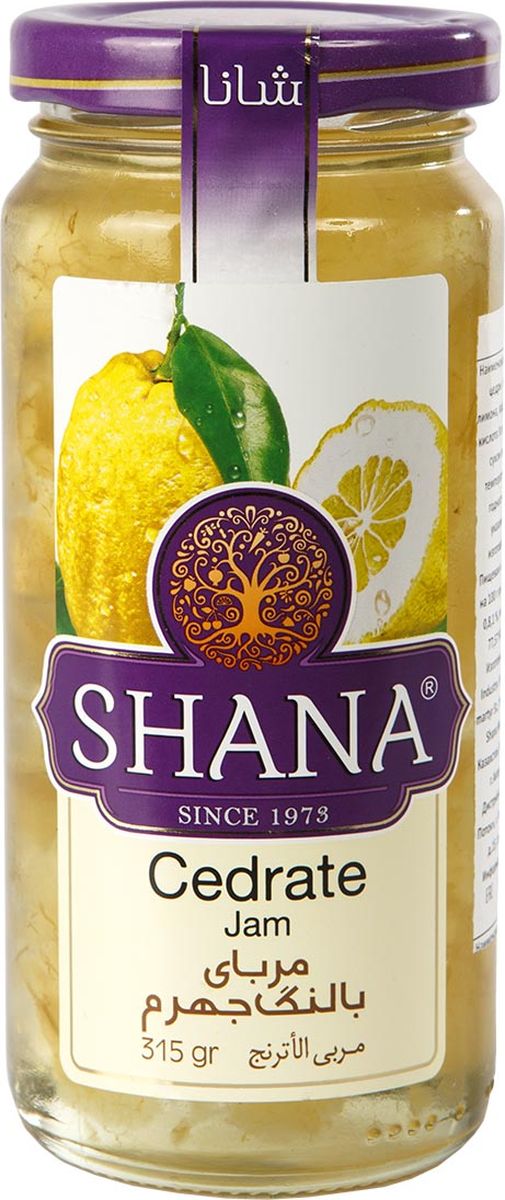 Shana джем из цедры лимона, 315 г0120710 Shana джем из цедры лимона, 315 г0120710Джемы Shana - это не только душистое и вкусное лакомство, но и хороший способсохранения витаминов лета. Джемы готовятся таким образом, чтобы ингредиентысохраняли свою форму. Вы сможете полакомиться кусочками фруктов исоцветиями и получите удовольствие от ощущения натуральности продукта.Сироп в джемах Shana присутствует только в необходимом количестве, основнуюмассу джемов составляют фрукты, ягоды и другие компоненты. В лимонной цедресодержится большое количество витаминов и минералов, которые нужны нашемуорганизму для нормальной жизнедеятельности.