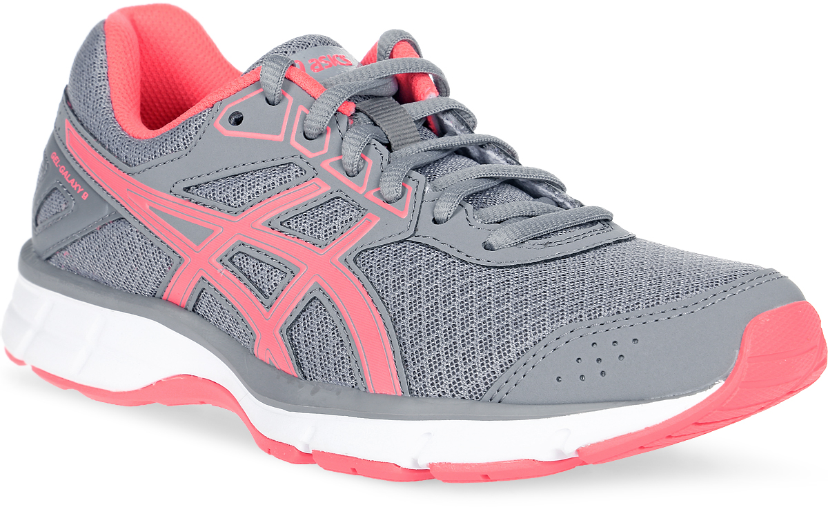 Кроссовки для бега женские Asics Gel-Galaxy 9, цвет: серый, розовый. T6G5N-9620. Размер 8 (38)T6G5N-9620 Кроссовки для бега женские Asics Gel-Galaxy 9, цвет: серый, розовый. T6G5N-9620. Размер 8 (38)T6G5N-9620Женские кроссовки для бега Gel-Galaxy 9 от Asics выполнены из текстильного дышащего материала. Удобная шнуровка надежно фиксирует модель на стопе. Внутренняя отделка выполнена из мягкого текстиля. Рельефная, гибкая и сверхпрочная подошва. В универсальных женских кроссовках Gel-Galaxy 9 вы получите удовольствие от каждой пробежки. Идеальны для энергичных тренировок и спокойного отдыха. Прочные и надежные материалы способны выдержать любую нагрузку. Ощущение прохлады дарит дышащий материал кроссовок. Для пробежек или для повседневных дел и прогулок.