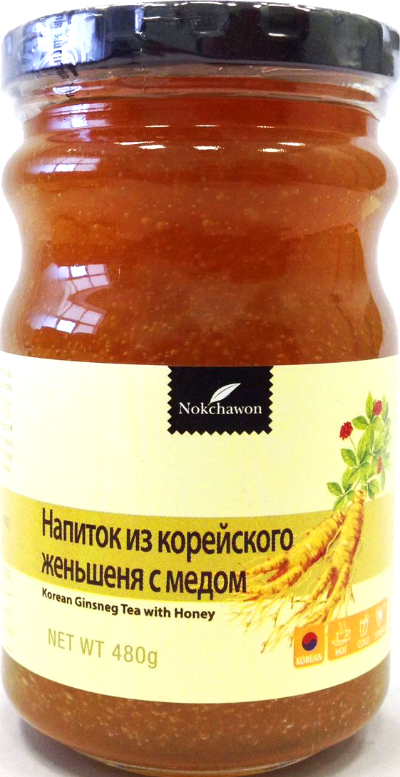 Nokchawon напиток из корейского женьшеня с медом, 480 гжва003 Nokchawon напиток из корейского женьшеня с медом, 480 гжва003Напиток восстанавливает силы и снимает усталость, повышает гемоглобин, улучшает кровообращение, снижает уровень холестерина в крови.