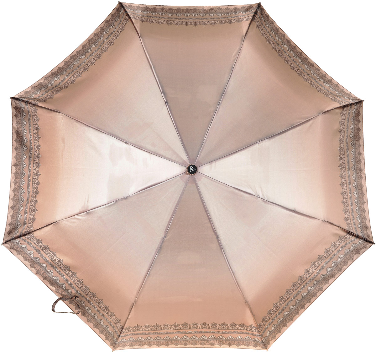 Зонт женский Fabretti, автомат, 3 сложения, цвет: персиковый. L-17107-1