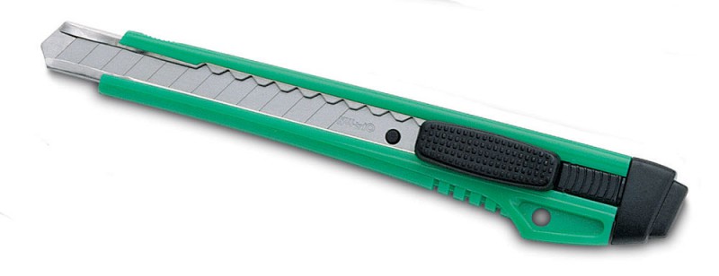 KW-Тrio Канцелярский нож цвет зеленый 9 мм