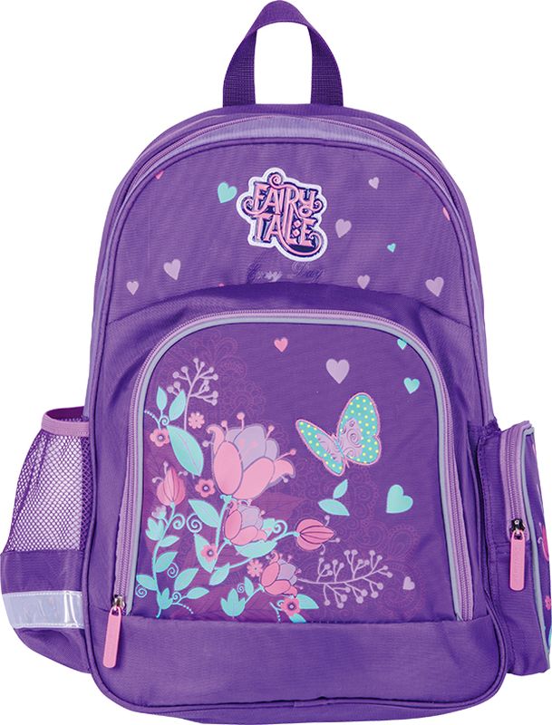 Berlingo Рюкзак Light Fairy taleRU01654 Berlingo Рюкзак Light Fairy taleRU01654Рюкзак Berlingo Fairy tale - это невероятно привлекательный аксессуар для вашего ребенка.Серия Light - это лёгкие яркие рюкзаки для детей младшего школьного возраста. Рюкзак имеет 2 отделения, большой передний карман на молнии и 2 боковых кармана. Рюкзаки данной серии изготовлены из прочного нейлона, характеризующегося повышенной износостойкостью и в тоже время мягкостью. Эргономичная спинка и широкие лямки делают рюкзак максимально удобным. Светоотражающие элементы на лямках, передней части рюкзака и боковых карманах гарантируют безопасность ребёнка в тёмное время суток.Порадуйте свою малышку таким замечательным подарком!
