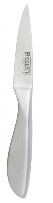 Нож для овощей Regent Inox "Luna" изготовлен из высококачественной нержавеющей стали. Острое прочное лезвие ножа имеет ровную поверхность и выверенный угол заточки. Специальная закалка металла обеспечивает повышенную прочность. Сбалансированность ножа обеспечивает приложение минимальных усилий при резке. Лезвие ножа не впитывает запахи и не оставляет запаха на продуктах.  Оригинальная и практичная ручка выполнена из первоклассной нержавеющей стали.  Нож с маленьким и прямым лезвием превосходно подходит для снятия кожуры с любого фрукта и овоща. Такой нож займет достойное место среди аксессуаров на вашей кухне. Характеристики:Материал: нержавеющая сталь 18/10. Общая длина ножа: 12 см. Длина лезвия: 8,5 см. Артикул: 93-HA-6.2.