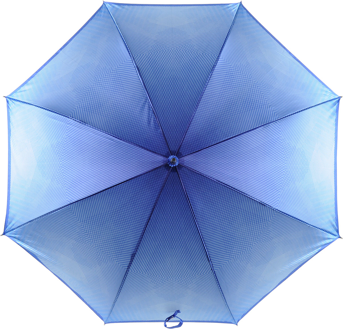 Зонт-трость женский Fabretti, полуавтомат, цвет: синий. 1708